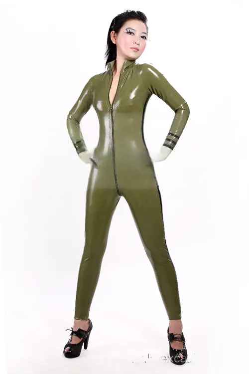 Latex Uniformity Catsuit Latex Uniformity Catsuit