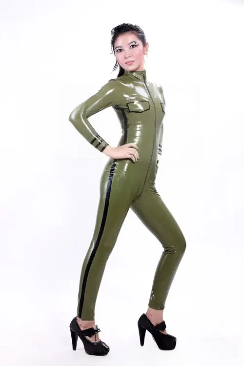Latex Uniformity Catsuit Latex Uniformity Catsuit
