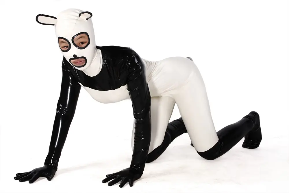 Latex Unisex Playful Pet Catsuit Latex Unisex Playful Pet Catsuit