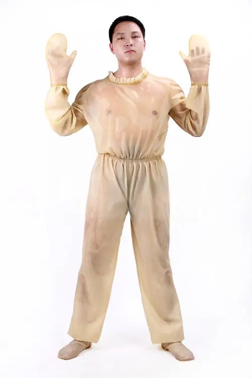 Latex Unisex Transparent Sweat Suit Catsuit Latex Unisex Transparent Sweat Suit Catsuit