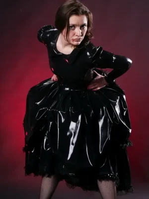 Latex Vamping Villainy Dress Latex Vamping Villainy Dress