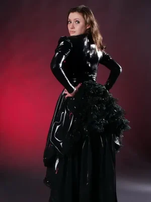 Latex Vamping Villainy Dress