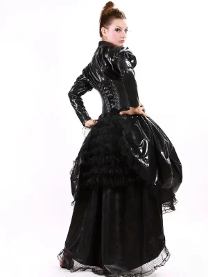 Latex Vamping Villainy Dress