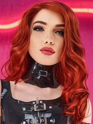 Latex Wide Neck Collar Corset Latex Wide Neck Collar Corset