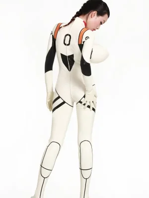 Latex Zero Operator Boobs Costume Catsuit